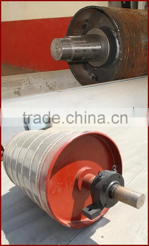 630mm diameter rubber coated conveyor pulley for material handling