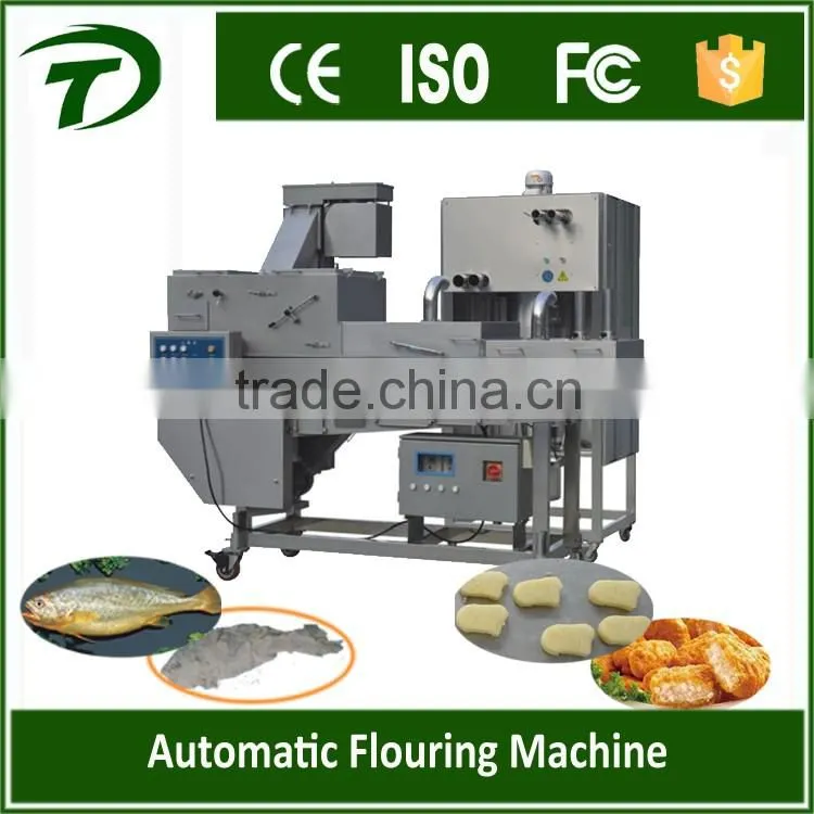 Seafood squid rings starching machine