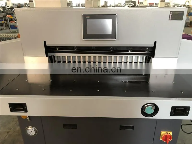 GC720HL POLAR card board guillotine paper cutter trimmer machine with side table and floating balls beads