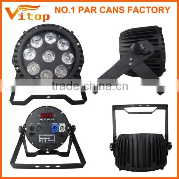 IP65 stage par light 9x15w rgbw 4in1 led par 64 vitop stage lighting led par can