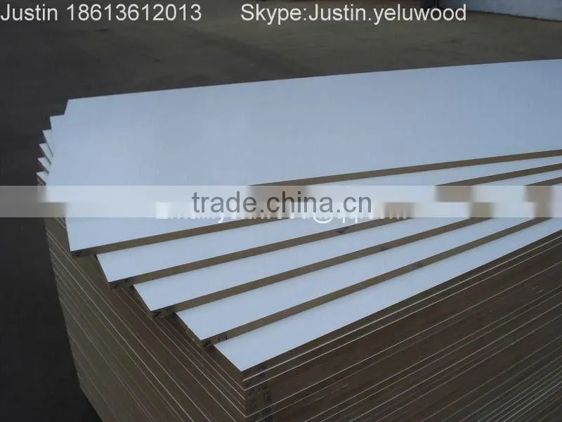 melamine mdf 1830X2440mm with high quality