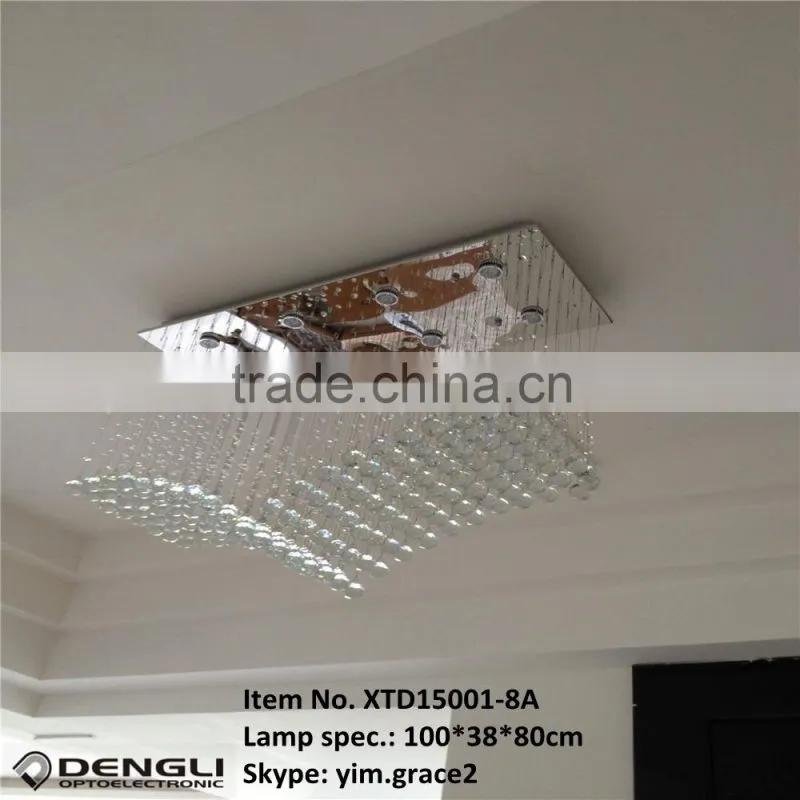 modern crystal chandelier pendant light for hotel home villa