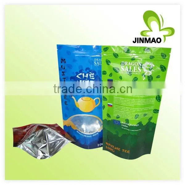 Customized print tea sample packaging