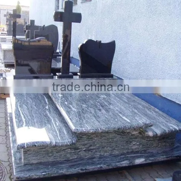 Polished Blue Pearl Memorial Monuments Tombstone