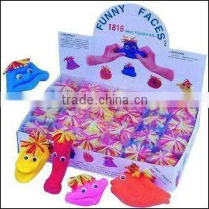 Funny face stretch ball
