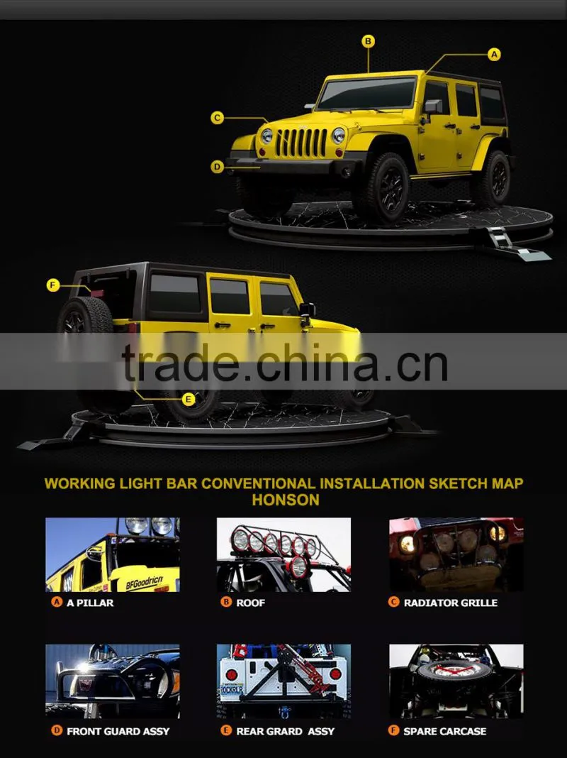 10W CREE LED Off-road vehicle Lightbar LED-BT260