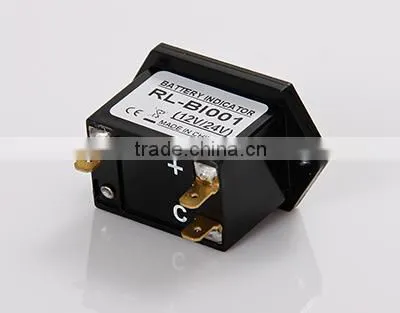 LED Battery Discharge Indicator Charge Indicator Meter 12&24V,36V,48V,72V China Factory