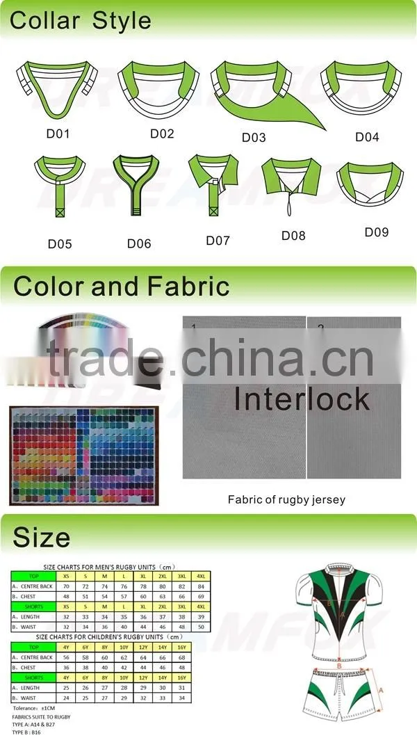 2016 new team set blank rugby jersey in sports, Rugby Football Wear Sportswear