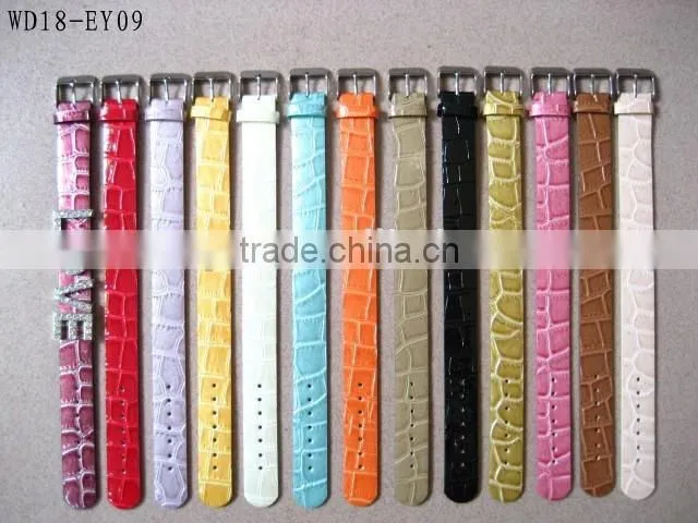 Wholesale Abundant Colors Bamboo Finish PU Leather Wrist Bands Bracelets