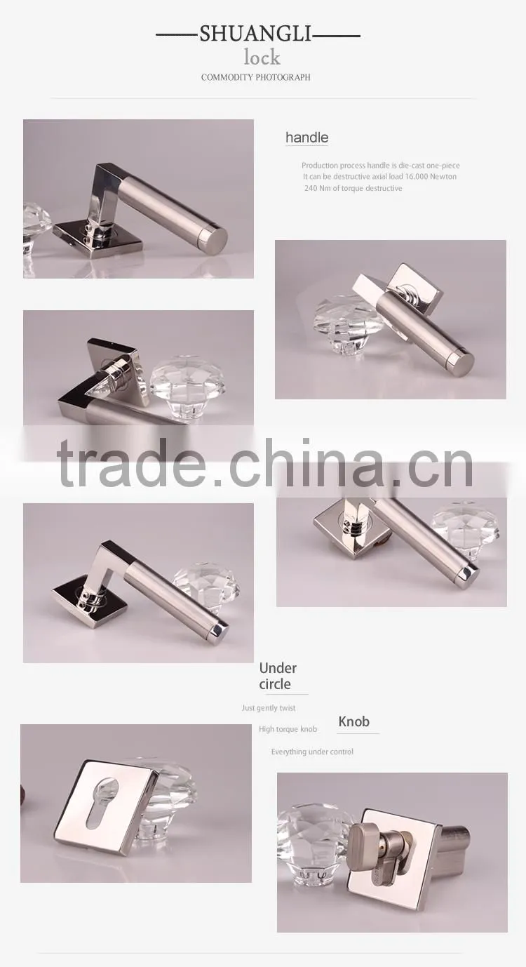Kazakhstan maket ZInc Alloy rosette door and handle lock