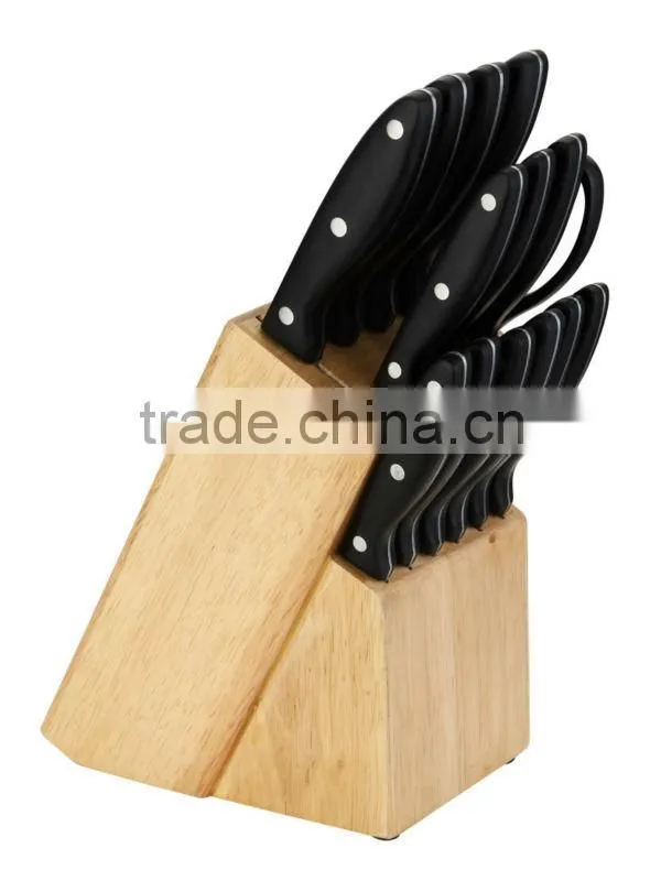 BAKELITE HANDLE (3CR13)15PCS KITCHEN KNIFE SET