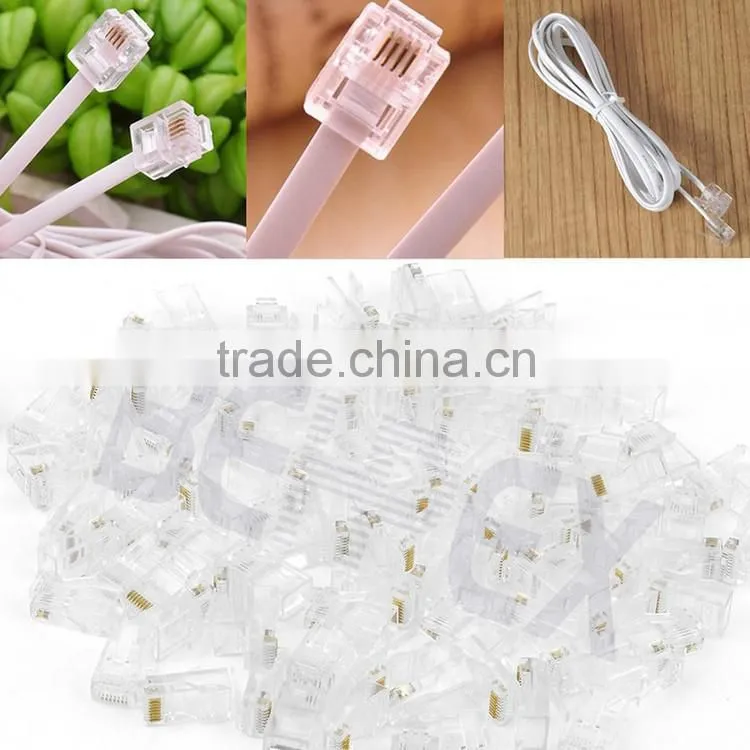 RJ45 UTP Cat5e Crimp Plug Modular Plug