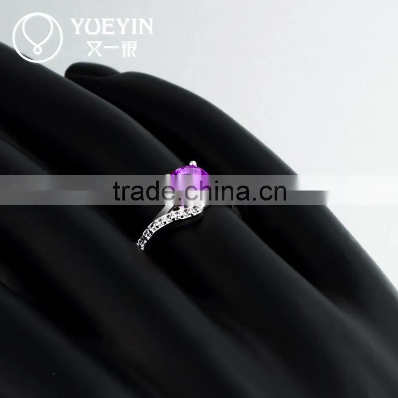 Latest design Lekani mix colour 925 sterling silver plated rings