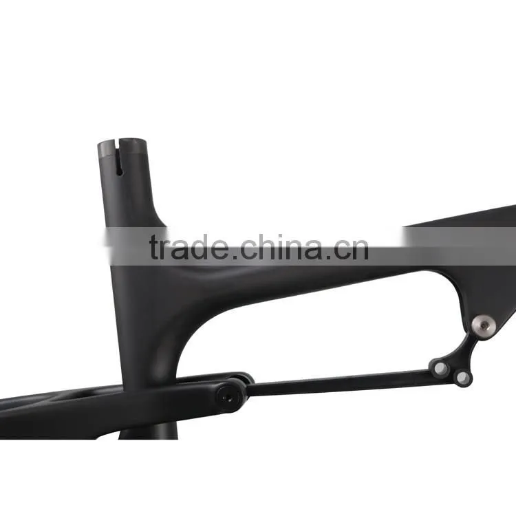 2016newest design fat suspension bike 26er mtb strong full dual suspension snow bike frame travel 120mm