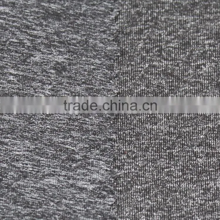 Yarn dyed sports bra yoga tank top fabric / knitted blended fabric for yoga tights