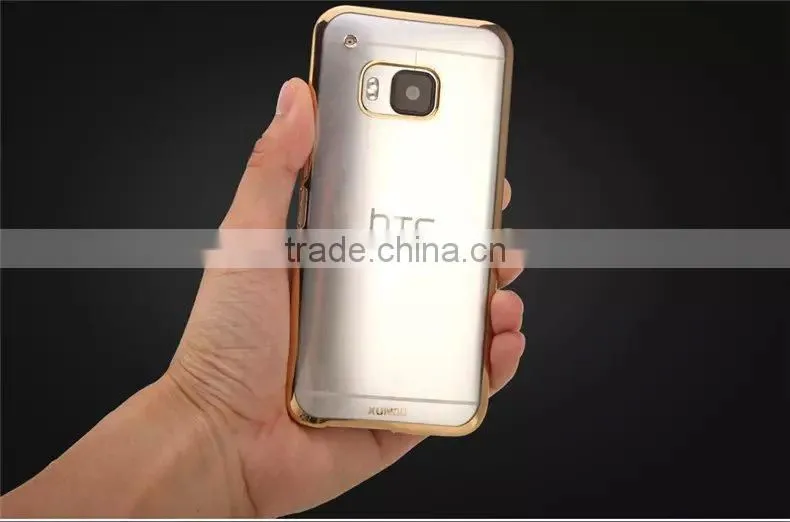 XUNDD Jazz Series Clear Electroplating TPU Case For HTC M9 Soft Back Cover For HTC M9 MT-4081