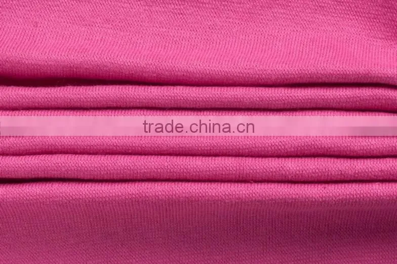 2016 Special Supply 100% Cotton Slub Knitted Hosiery Fabric 2*2 rib