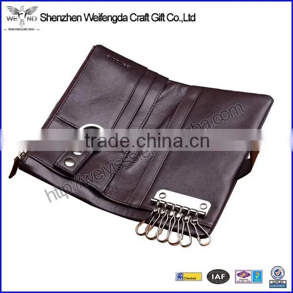New Design Fashion Men's Leather Wallet And Key Holder