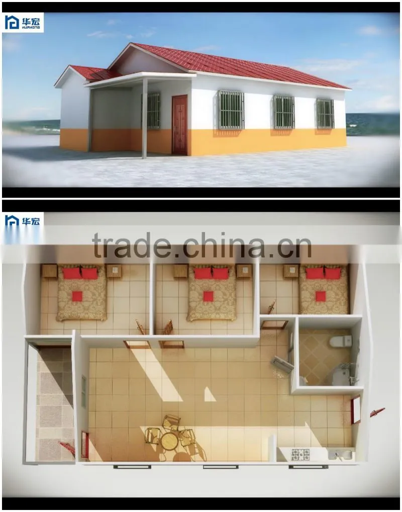 Themal insulation 0.63m2.K/ W SGS test report verified modular house prefabricated houses