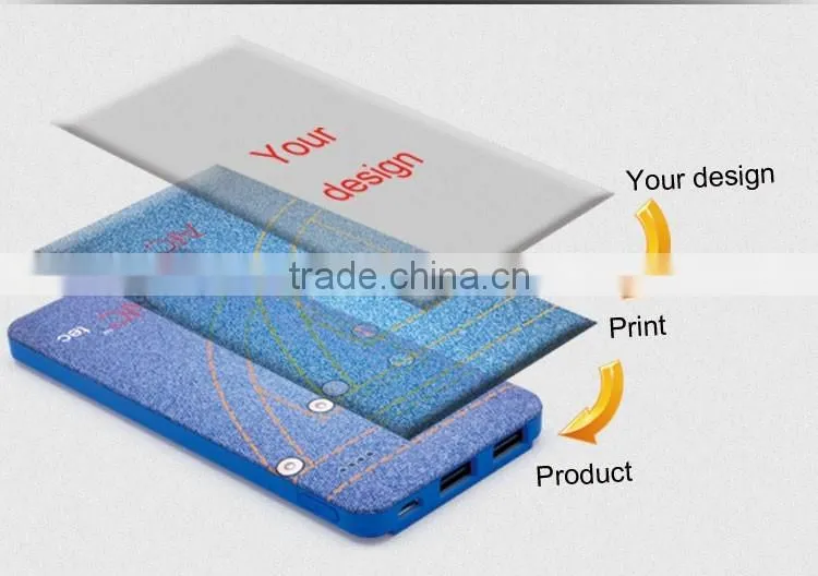 4000mAh free logo printing power bank mobile charger