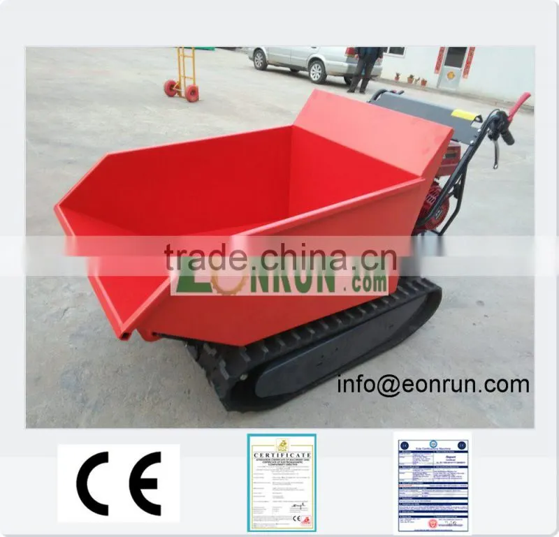 All terrain mini dumper for garden with petrol engine and CE