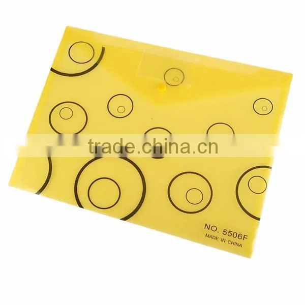2015 Wholesale Stationery New Fashion A4 Pocket Folder, File Cover, Clear Plastic Pockets