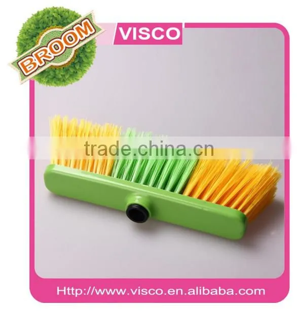 plastic broom with pvc coated wooden broom handle,VA114