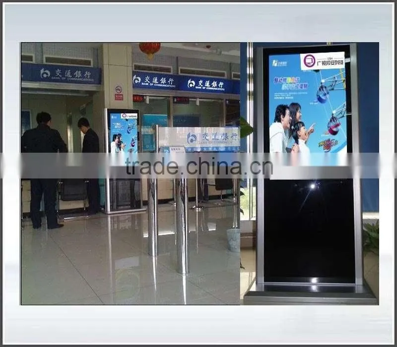 42 inch floor standing touch screen advertising player