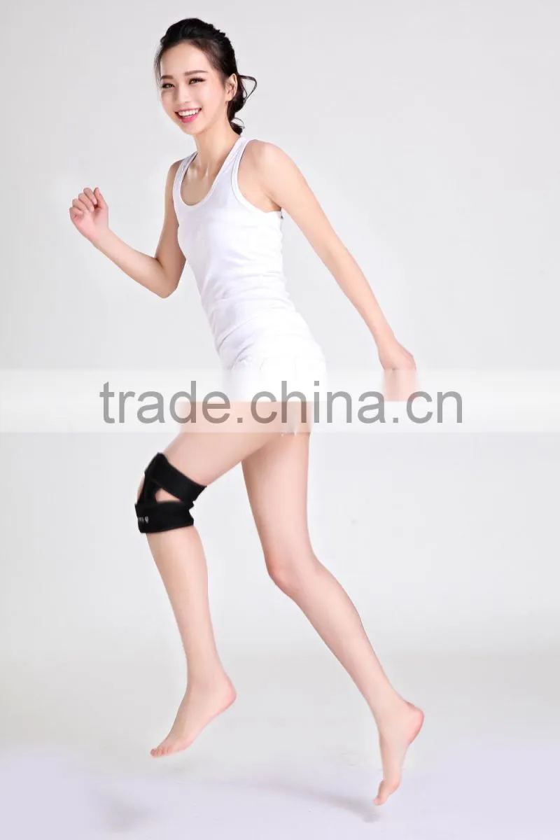 Neoprene fabric Sport Adjustable knee Stabilizer knee support