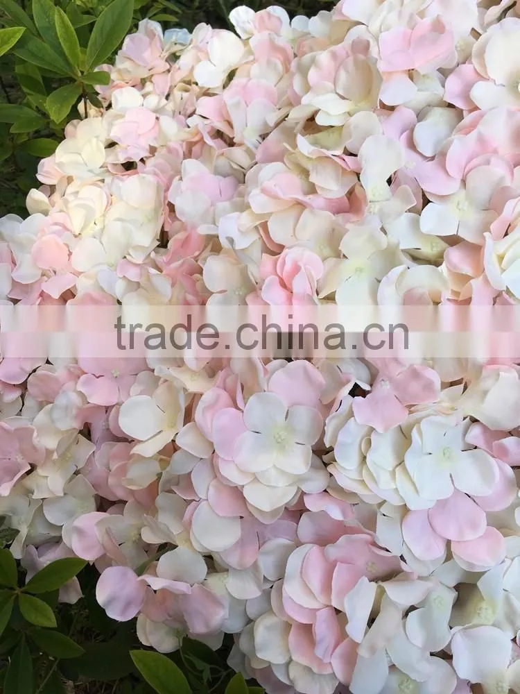 silk artificial hydrangea flower wall wedding decoration backdrop