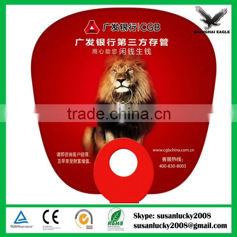 2014 new model fold up promotional hand fans (directly from factory)
