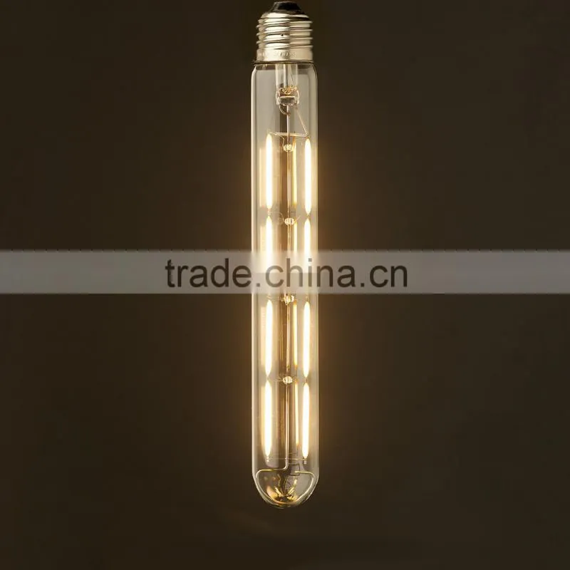 2-8 Watt Dimmable Filament LED Clear Medium Tube T30 LED Filament Bulb