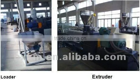 PET bottle flakes Extruding granulating line