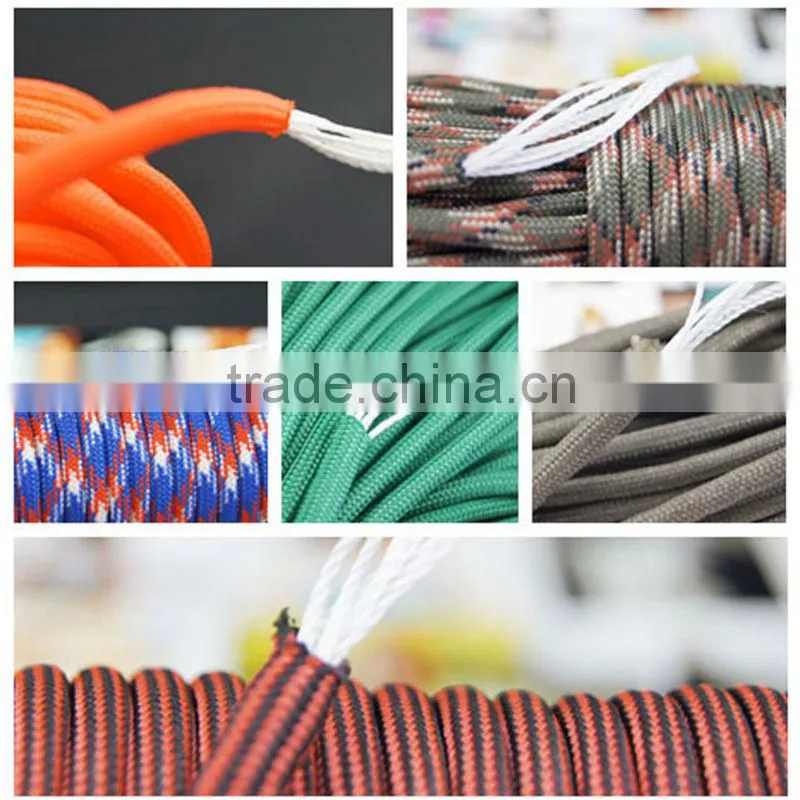 2016 high quality paracord rope survival hot selling