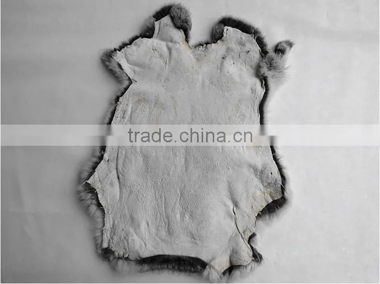 100% Genuine rabbit fur skin factory wholesale