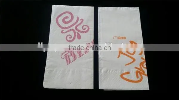 White dinner napkins 40x40cm 3ply 1/8fold