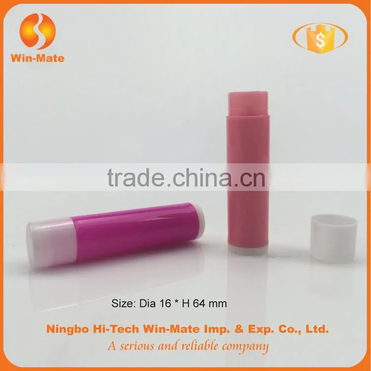 factory wholesale plastic round lip balm packaging