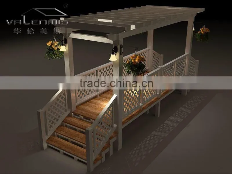 2016 new design durable aluminum alloy pergola