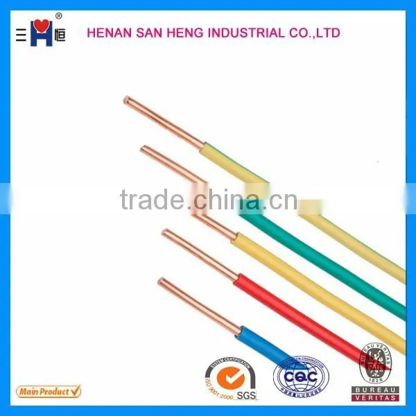 Top selling electric wire&cable electrical cable pvc insulated wire