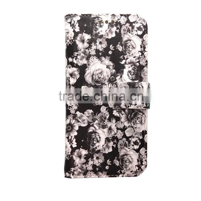 2015 Newest Printed Wallet Flip Leather Mobile Cell Phone Case For BQ More Model