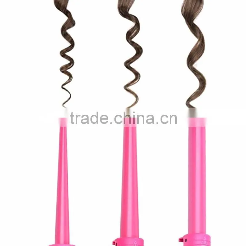 3 in 1new clipless hair curler hair tools wand