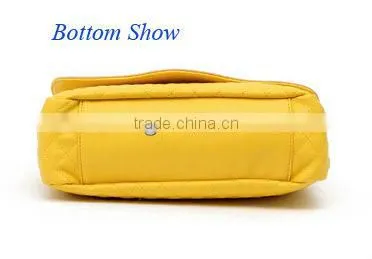 New attractive ladies pu bags with metal parts, nice and fashion pu bags for lady