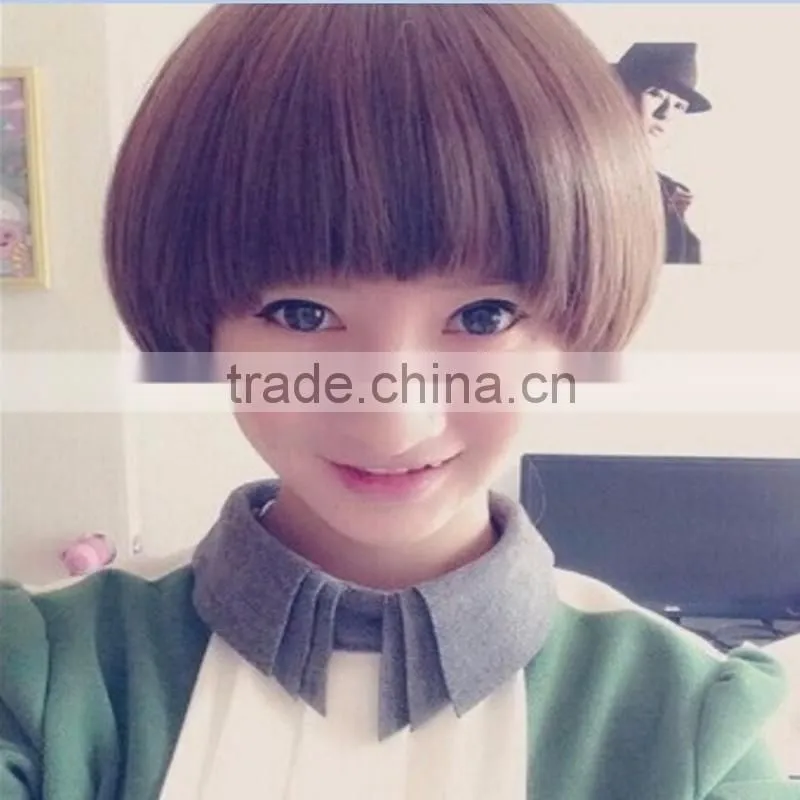 5A grade Top quality for the 100% human hair wig in BOBO style