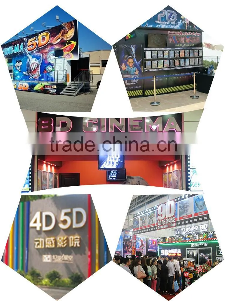 High quality modern interactive 5d 7d 9d cinema's simulation dinosaur