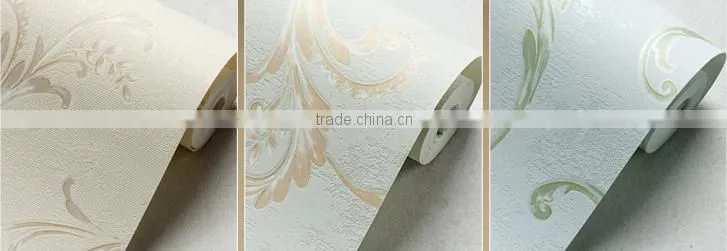 latest wallpaper design european style rural Non woven Wallpaper