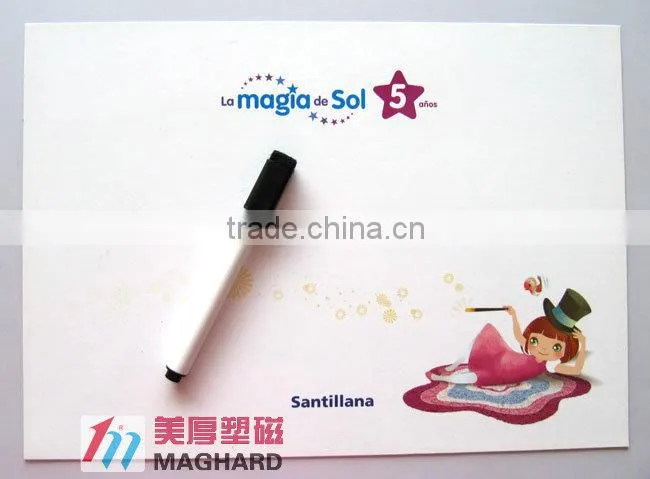 magnetic dry erase book marker