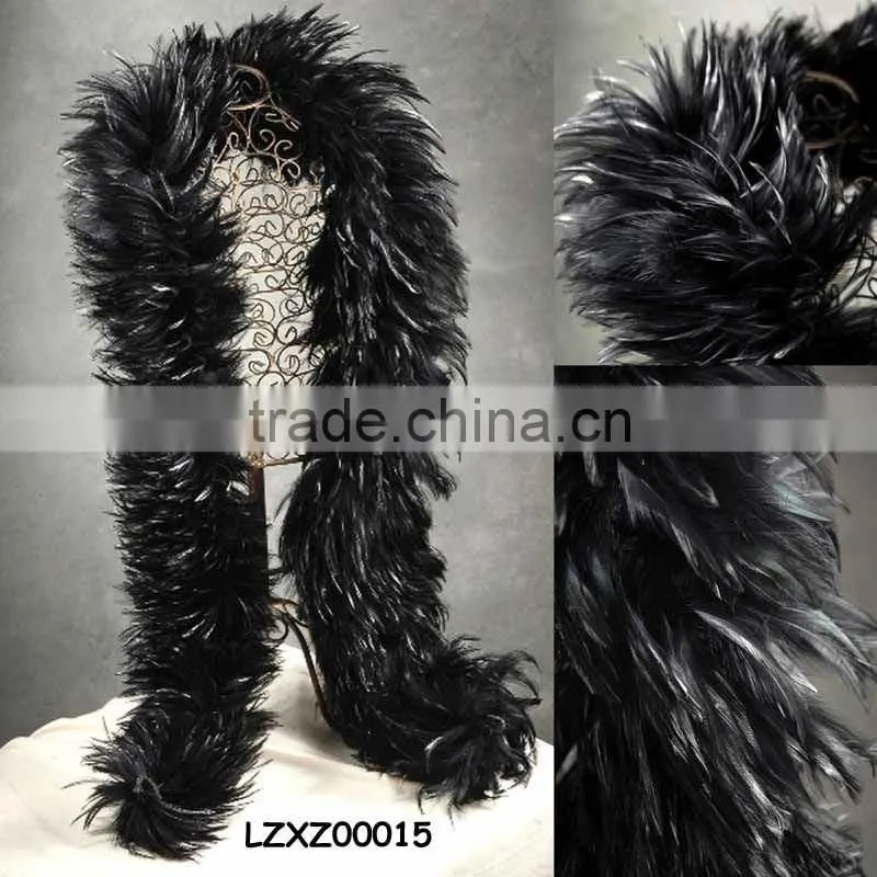 Full Fluffy coque feather Boa LZBYK36