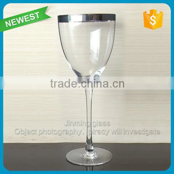 Top real gold round wholesale glass tumblers italian wine glasses