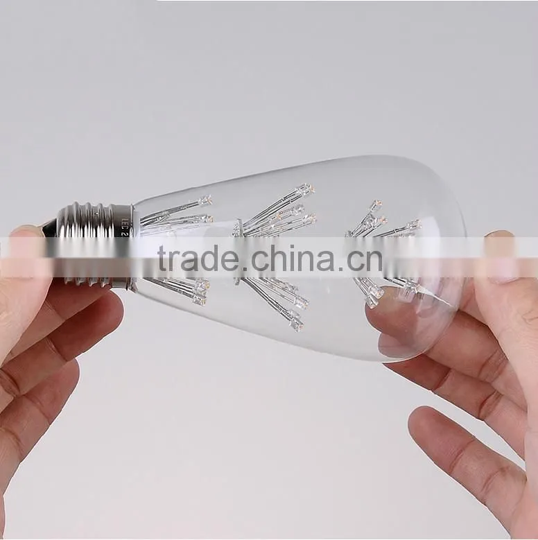 China supplier Vintage edison bulb 3W E27 led filament bulb