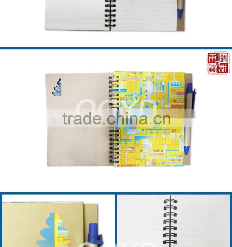 a5 twin coil spiral notepad with pencil